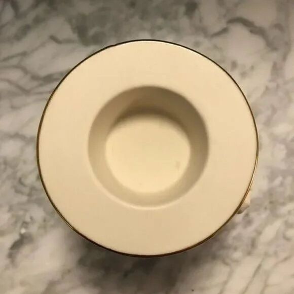 Lenox Bisque Porcelain Radiant Light Santa Votive Candle Holder - Picture 4 of 5